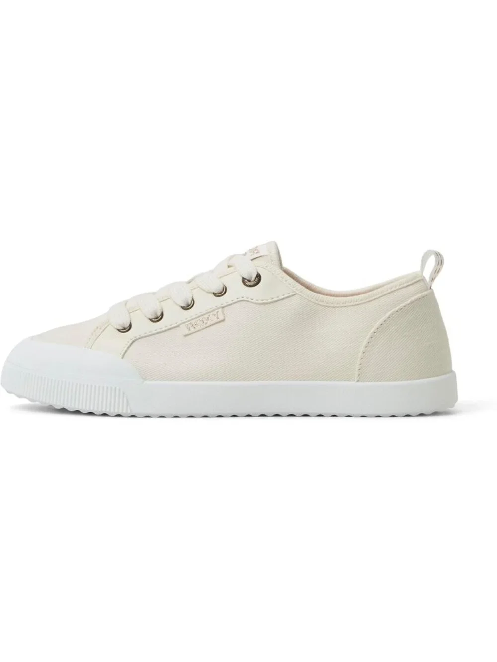 Women's Cream Lightweight Low Top Lace Up Casual Fashion Shorebreak Sneakers